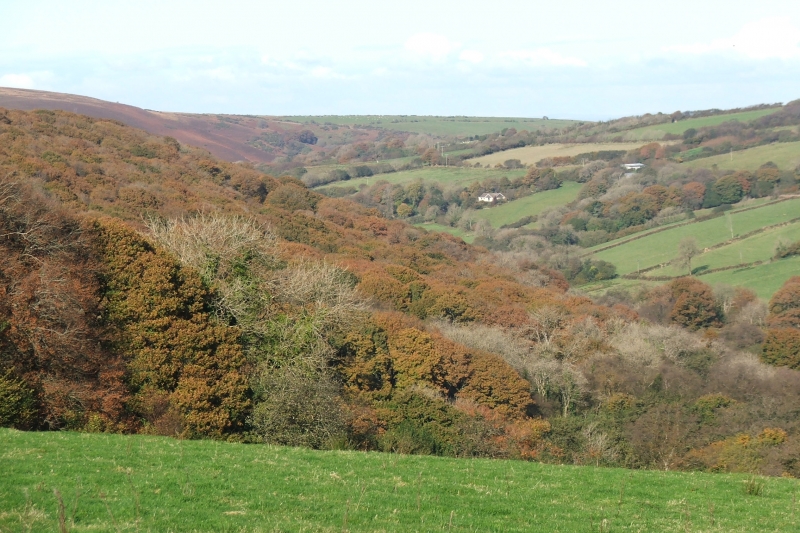 View north towards Wales