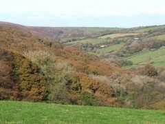 View north towards Wales