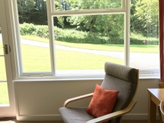 Looking out from Lounge